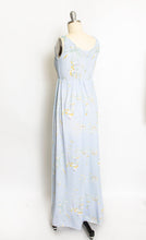 Load image into Gallery viewer, 1970s Maxi Dress Set Novelty Print Birds Young Innocent NOS S/ XS