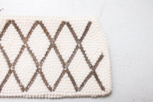 Load image into Gallery viewer, 1960s Clutch Purse Ivory Beaded Bag