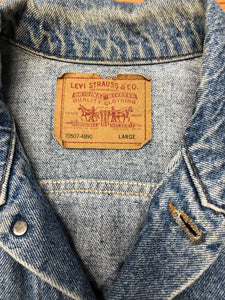 1990s LEVI'S Denim Jacket 1990s Jean Large