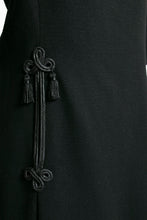 Load image into Gallery viewer, HARVEY BERIN 1960s Dress Black Wool Large