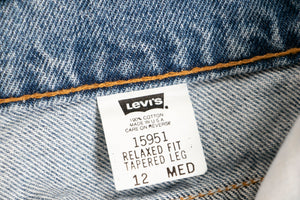 Levi's JEANS Denim Slim Fit Tapered Leg High Waist Mom Jeans 1990s 31" x 31"