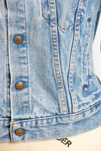 Load image into Gallery viewer, 1990s Denim Jacket Cropped Blue Jean Small