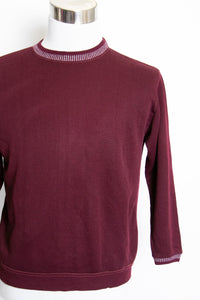 1970s Sweatshirt Burgundy Maroon Soft 60s Medium