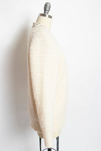 Load image into Gallery viewer, 1970s Sweater Wool Knit Ivory Icelandic Cardigan M / L