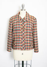 Load image into Gallery viewer, 1960s Jacket Tweed Wool Cropped Mod Small