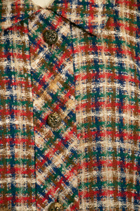 1960s Jacket Tweed Wool Cropped Mod Small