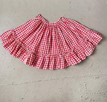 Load image into Gallery viewer, 1950s Full Circle Skirt Gingham Taffeta S