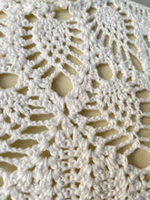 Load image into Gallery viewer, 1970s Crochet Blouse Semi Sheer Cotton Top